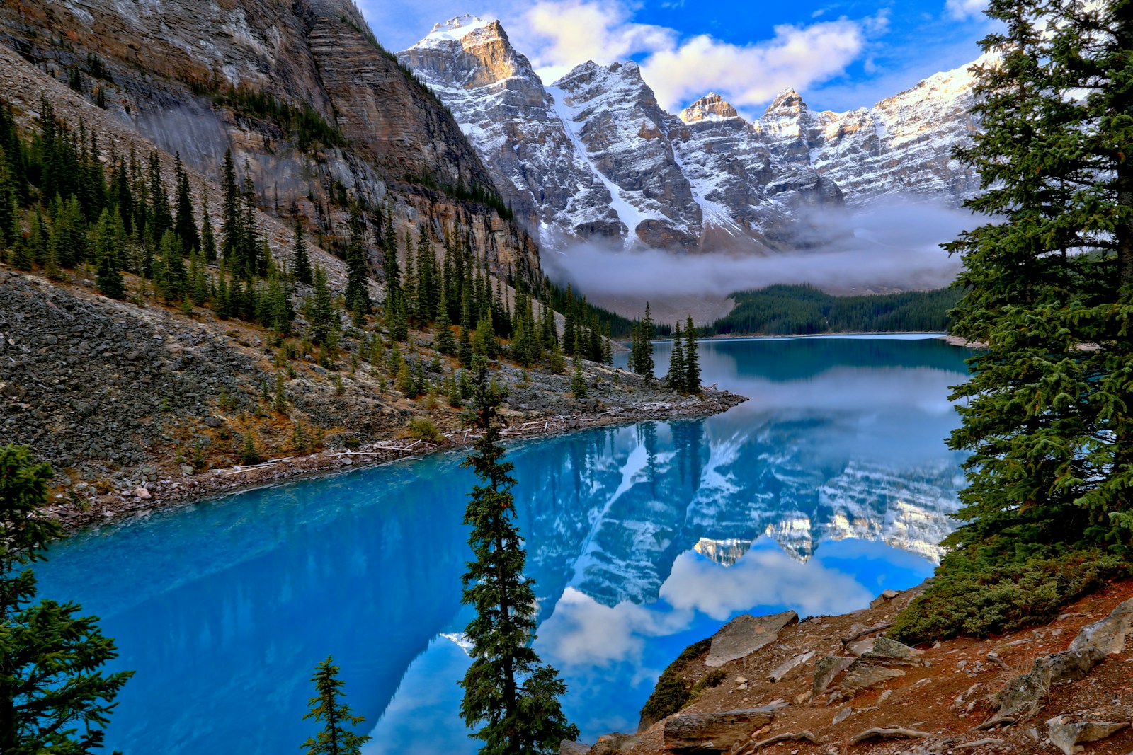 Moraine Lake in the Alberta Rockies